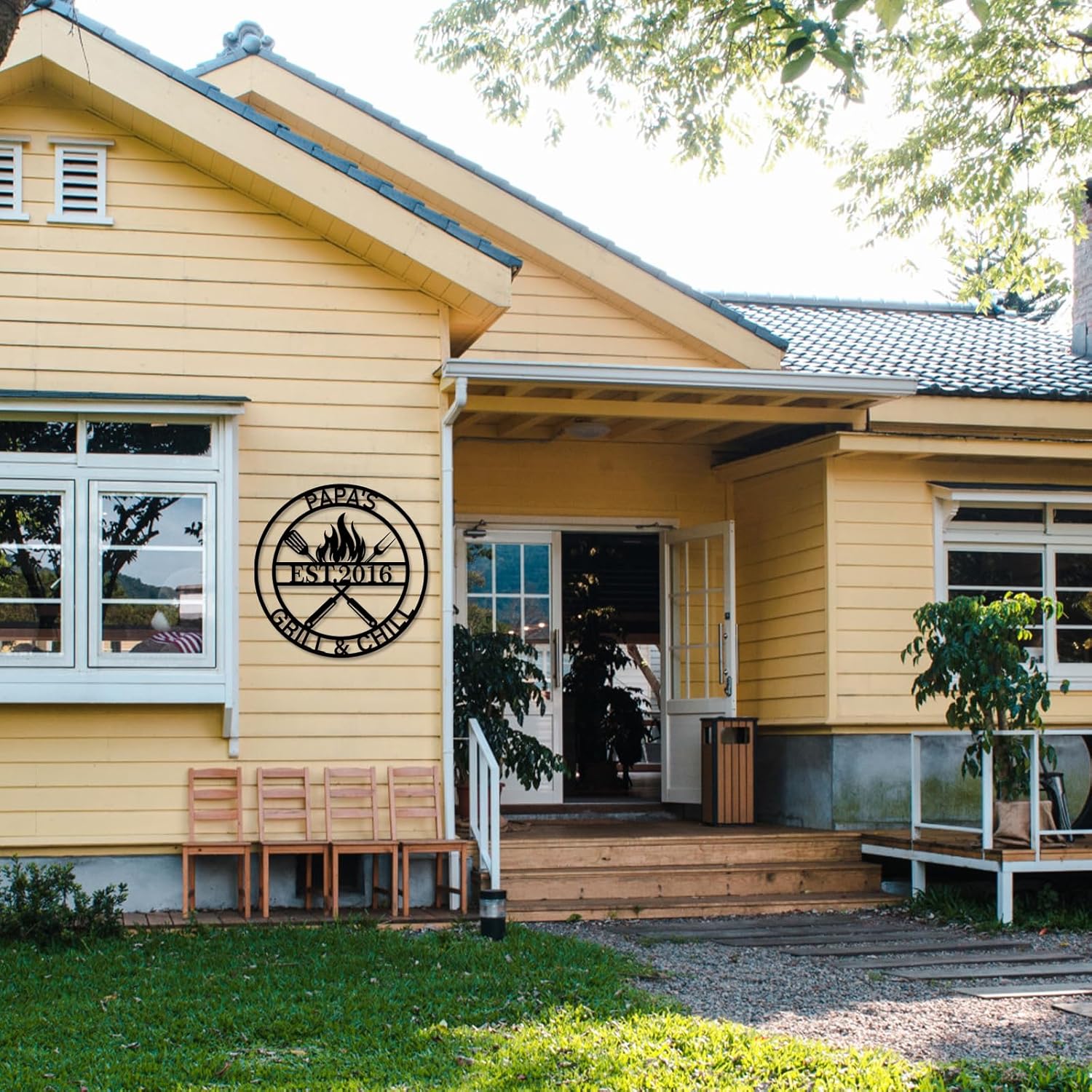 Custom Garden Sign, Vegetable Garden Sign, Personalized Metal Garden Signs for Outdoors-MetalsignX