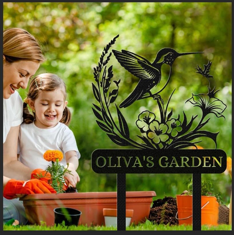 Personalized Garden Signs, Custom Bird Garden Stake Metal Sign-MetalsignX