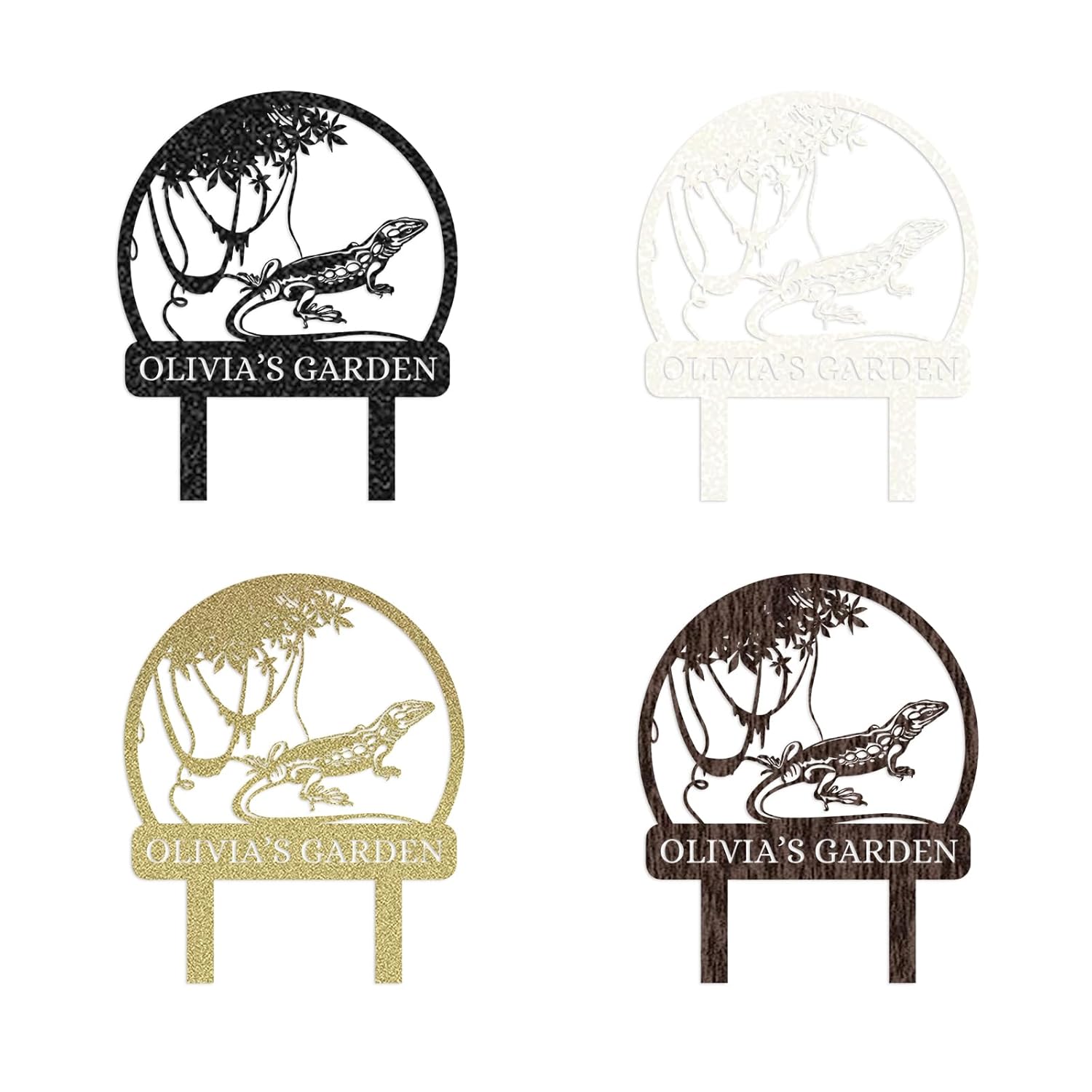 Personalized Garden Signs  | Garden Signs Decorative Outdoor | Gardening Decor Gifts-MetalsignX