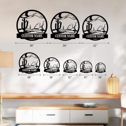 Personalized Metal Wall Art - Custom Family Name Sign for Weddings & Housewarming-MetalsignX