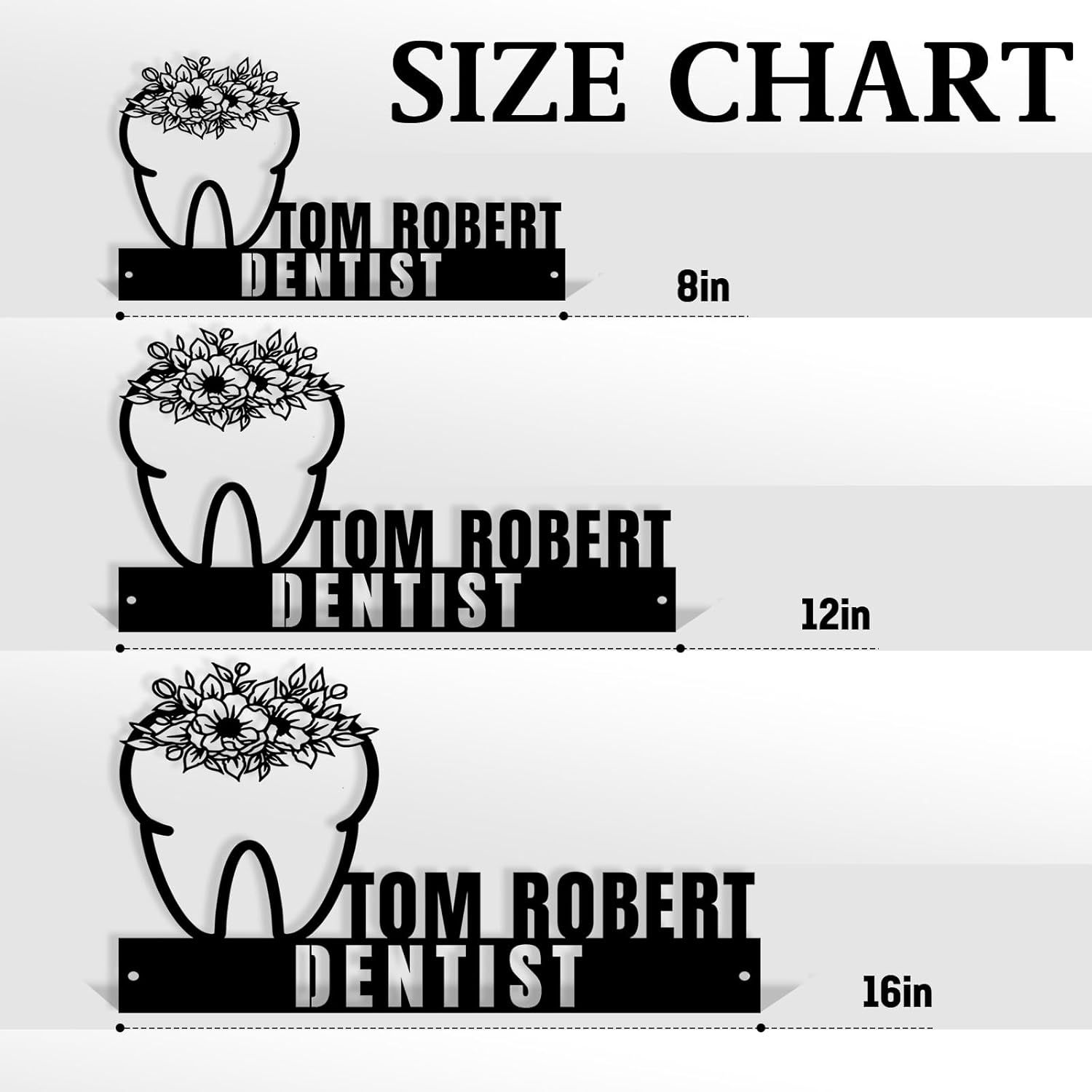  Custom Family Name Plate for Desk, Metal Sign Name Tags, Personalized Desk Accessories-MetalsignX