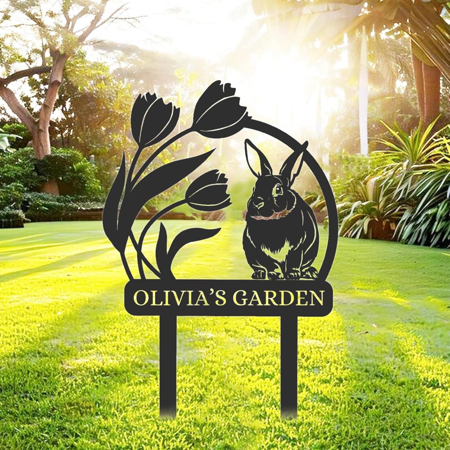 Personalized Garden Signs  | Garden Signs Decorative Outdoor | Gardening Decor Gifts-MetalsignX