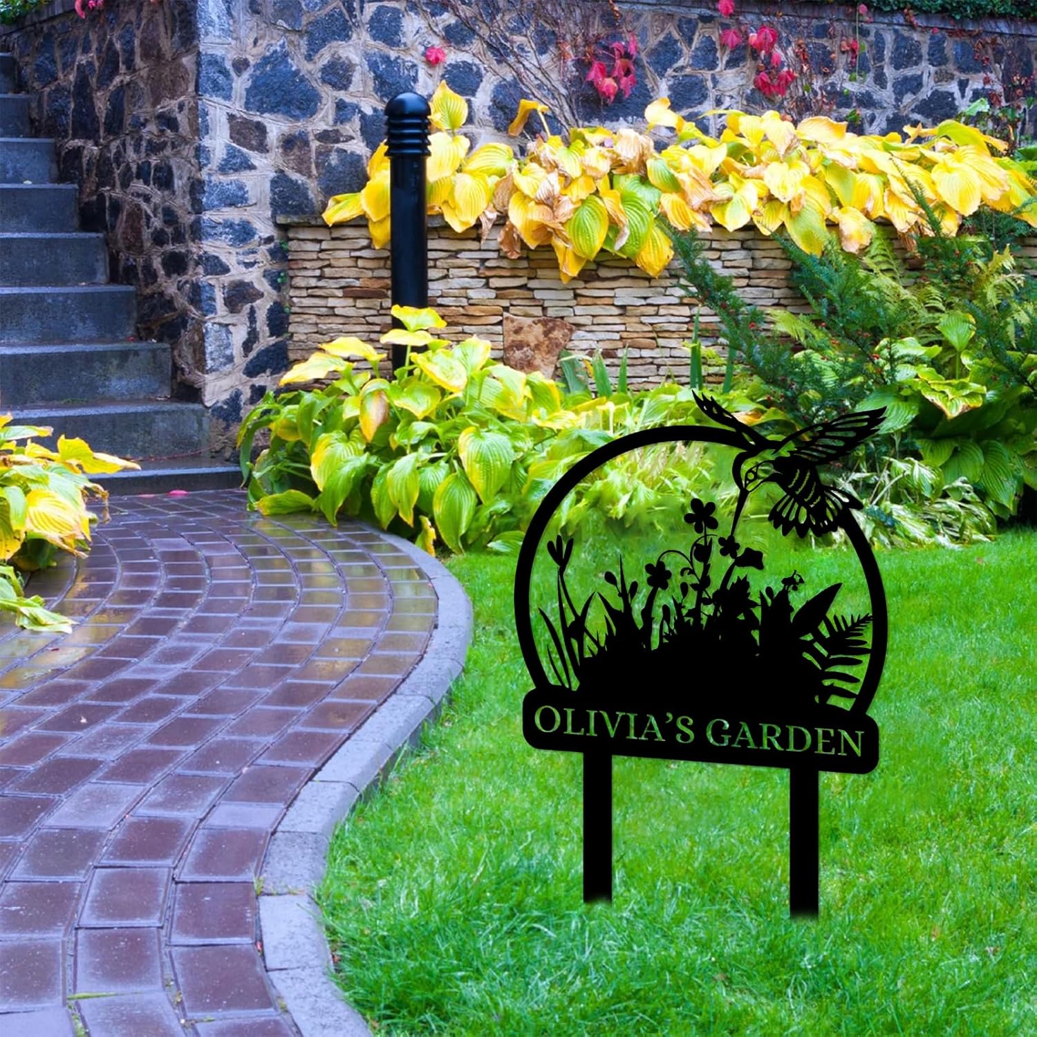 Personalized Garden Signs  | Garden Signs Decorative Outdoor | Gardening Decor Gifts-MetalsignX