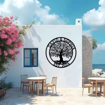 Personalized Campfire Metal Sign , Rustic Outdoor Wall Decor for Campgrounds-MetalsignX