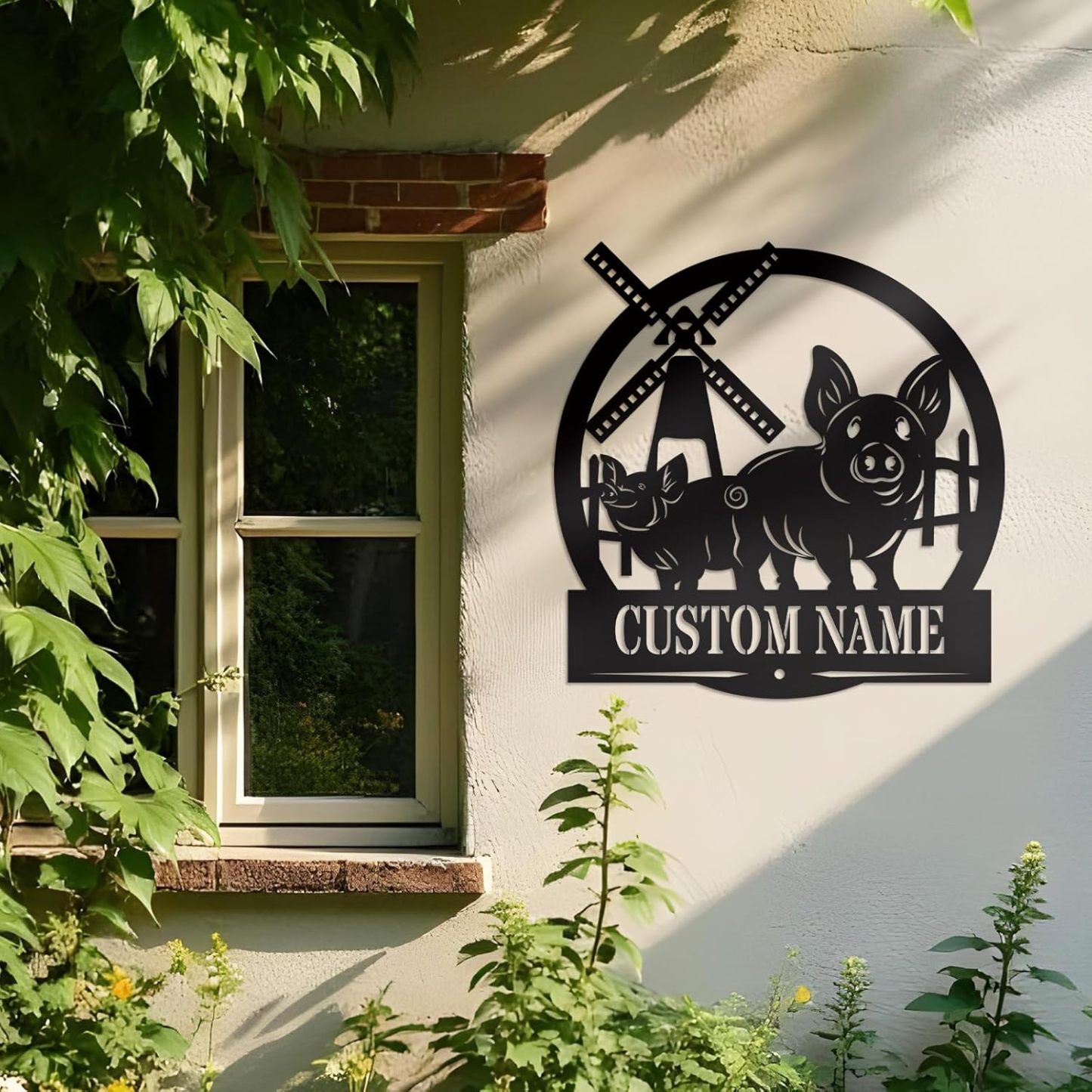 Personalized Antler Metal Cabin Sign | Custom Metal Sign | Family Sign Wall Art | Outdoor Deer Hunter Gift -MetalsignX