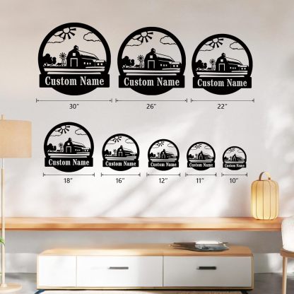 Personalized Metal Wall Art - Custom Family Name Sign for Weddings & Housewarming-MetalsignX