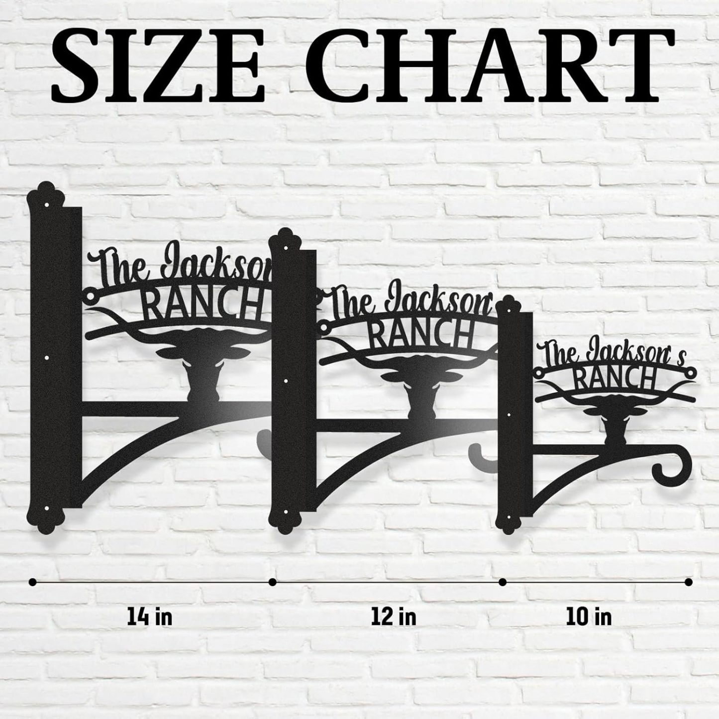 Personalized Iron Hanging Plant Bracket, Customizable Decorative Wall Plant Hanger Indoor Outdoor, Custom Name Bird Feeder Hook, Anti Rust Metal Hook for Wind Chimes Lantern