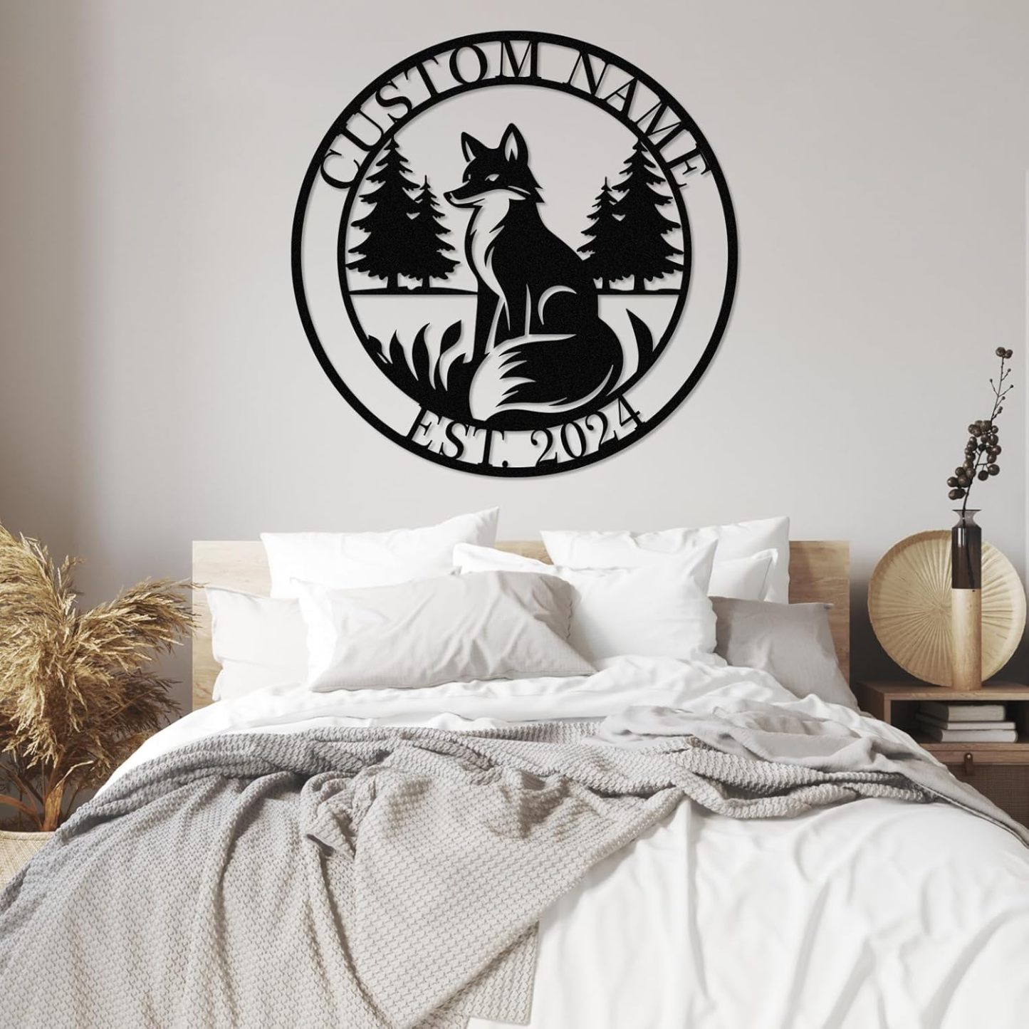 Custom Iron Animal Signs - Personalized Metal Wall Decor with Dragon, Bear, Fox & More-MetalsignX