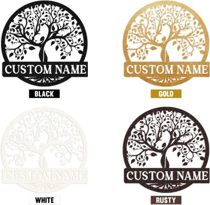 Personalized Butterfly Cabin Sign  | Outdoor Metal Wall Art | Bedroom Wall Decor | Housewarming Wedding Gifts-MetalsignX