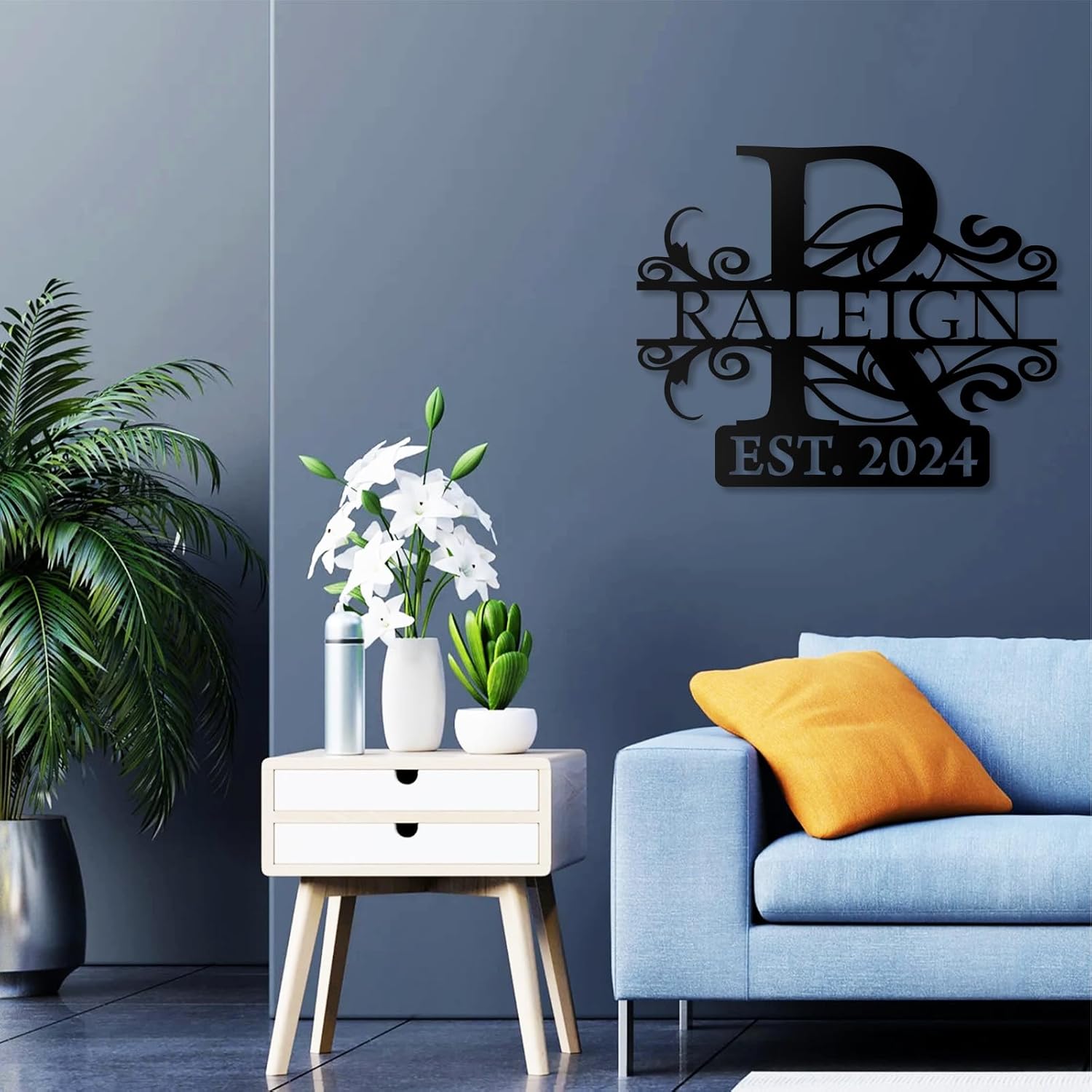 Personalized Deer Metal Cabin Sign | Custom Family Name Sign | Deer Hunter Gift -MetalsignX