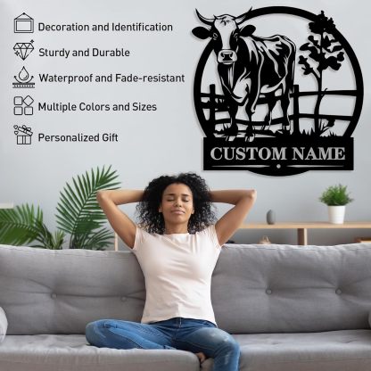 Personalized Beach Metal Sign, Custom Flamingo Metal Name Sign-MetalsignX