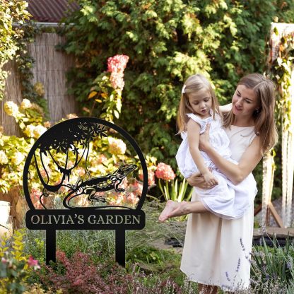 Personalized Garden Signs  | Garden Signs Decorative Outdoor | Gardening Decor Gifts-MetalsignX