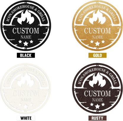 Custom Camping Signs, Campfire Metal Decor, Family Name Wall Art, RV & Camper Gifts-MetalsignX