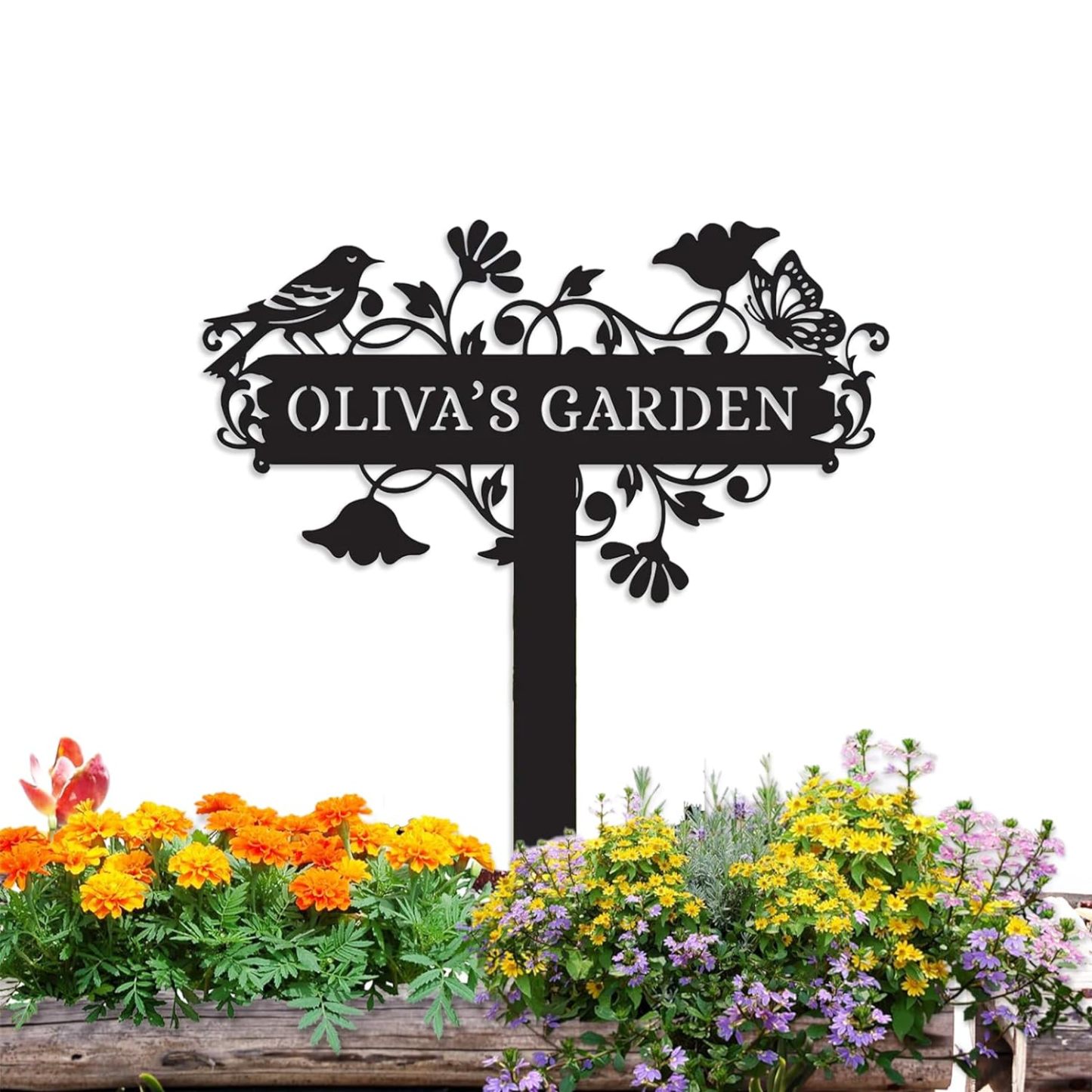 Personalized Garden Stake Metal Sign-MetalsignX