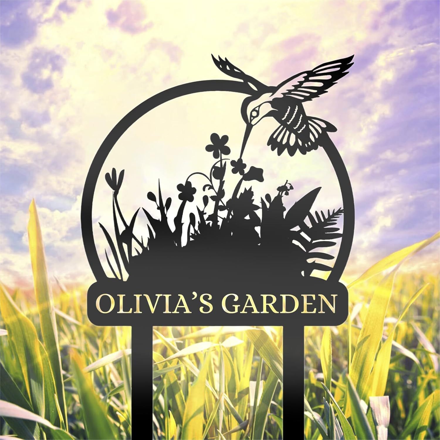 Personalized Garden Signs  | Garden Signs Decorative Outdoor | Gardening Decor Gifts-MetalsignX