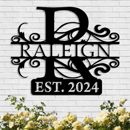 Personalized Deer Metal Cabin Sign | Custom Family Name Sign | Deer Hunter Gift -MetalsignX