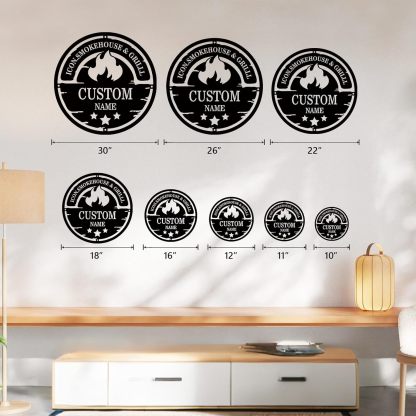 Personalized Antler Metal Cabin Sign | Custom Metal Sign | Family Sign Wall Art | Outdoor Deer Hunter Gift -MetalsignX