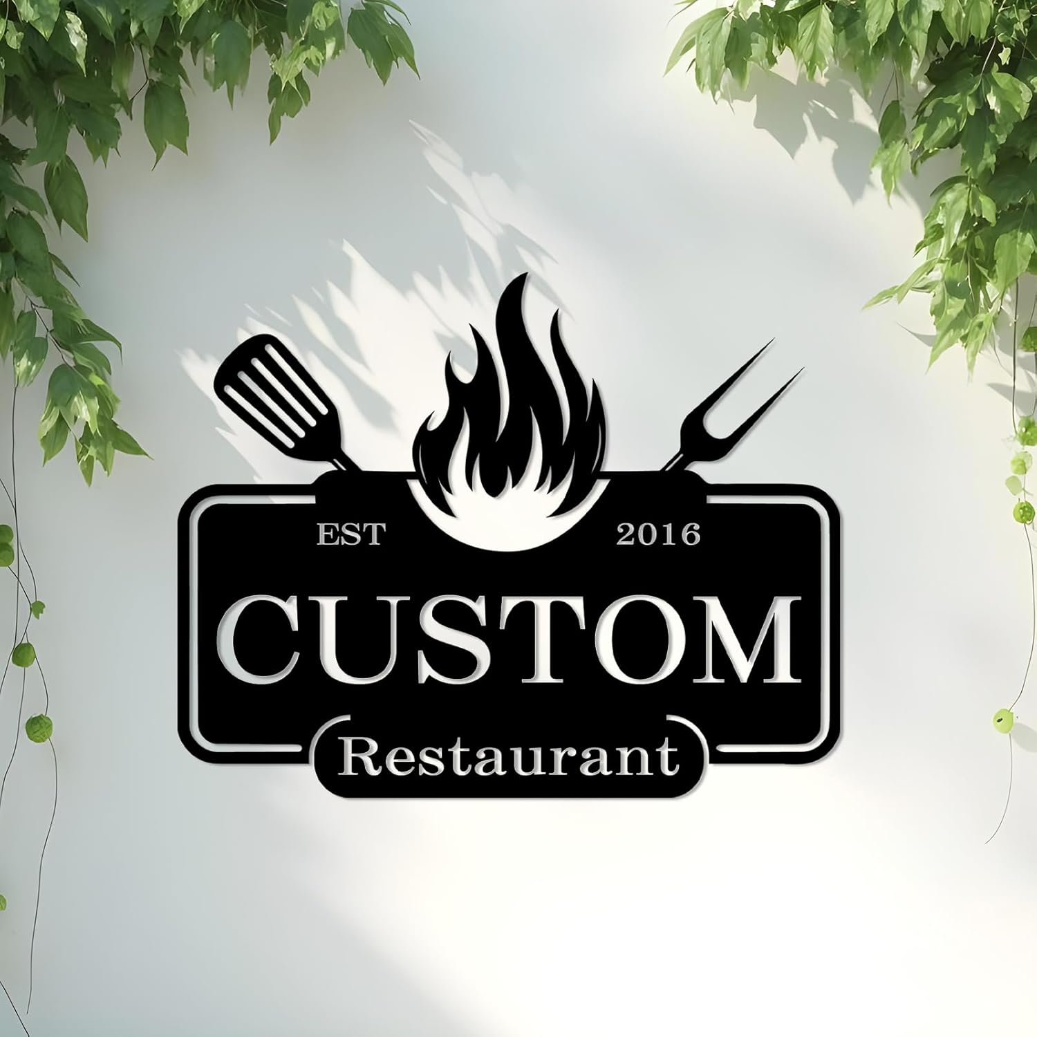 Custom Garden Sign | Vegetable Garden Sign | Personalized Metal Garden Signs for Outdoors | Garden Name Signs for Outside Yard | Gardening Decor Gifts for Gardeners | Metal Garden Wall Art |