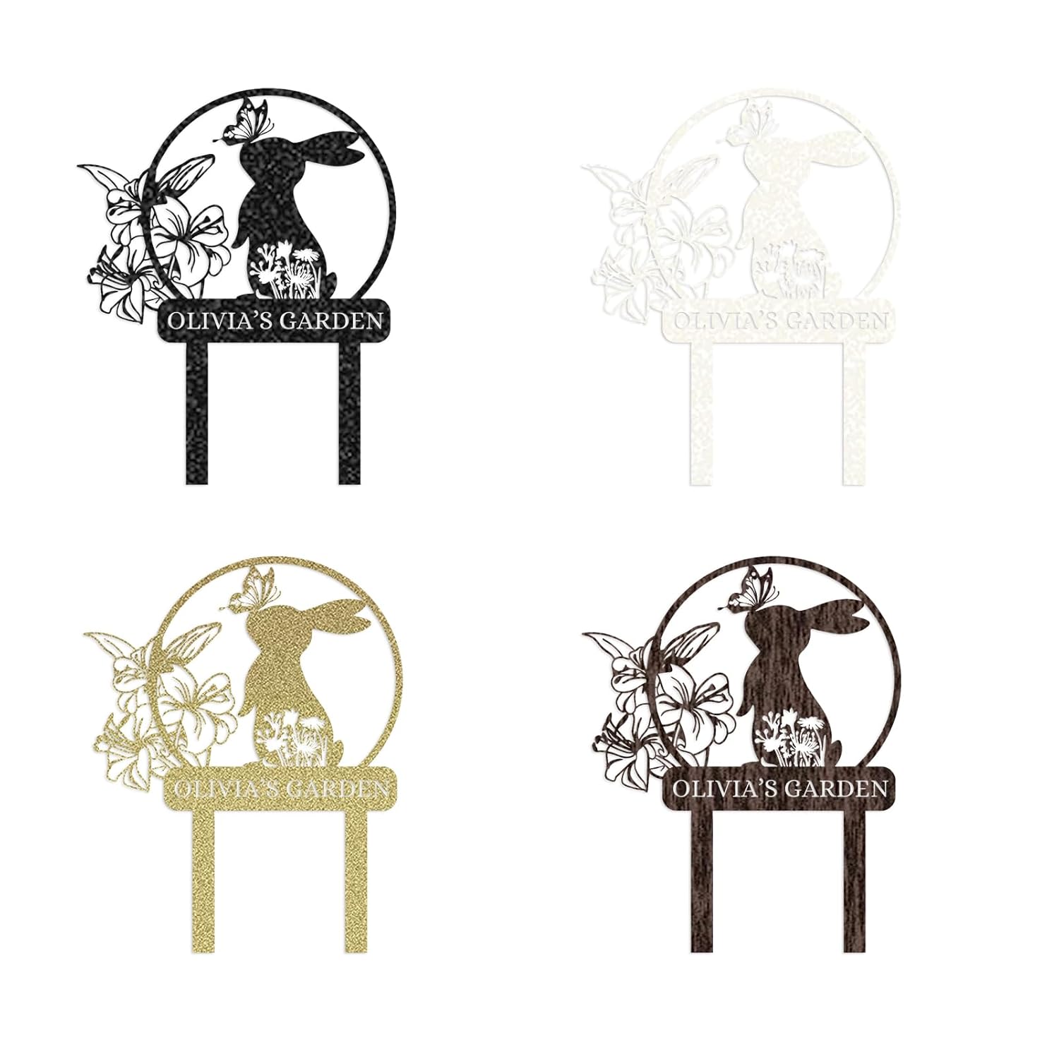 Personalized Garden Signs  | Garden Signs Decorative Outdoor | Gardening Decor Gifts-MetalsignX