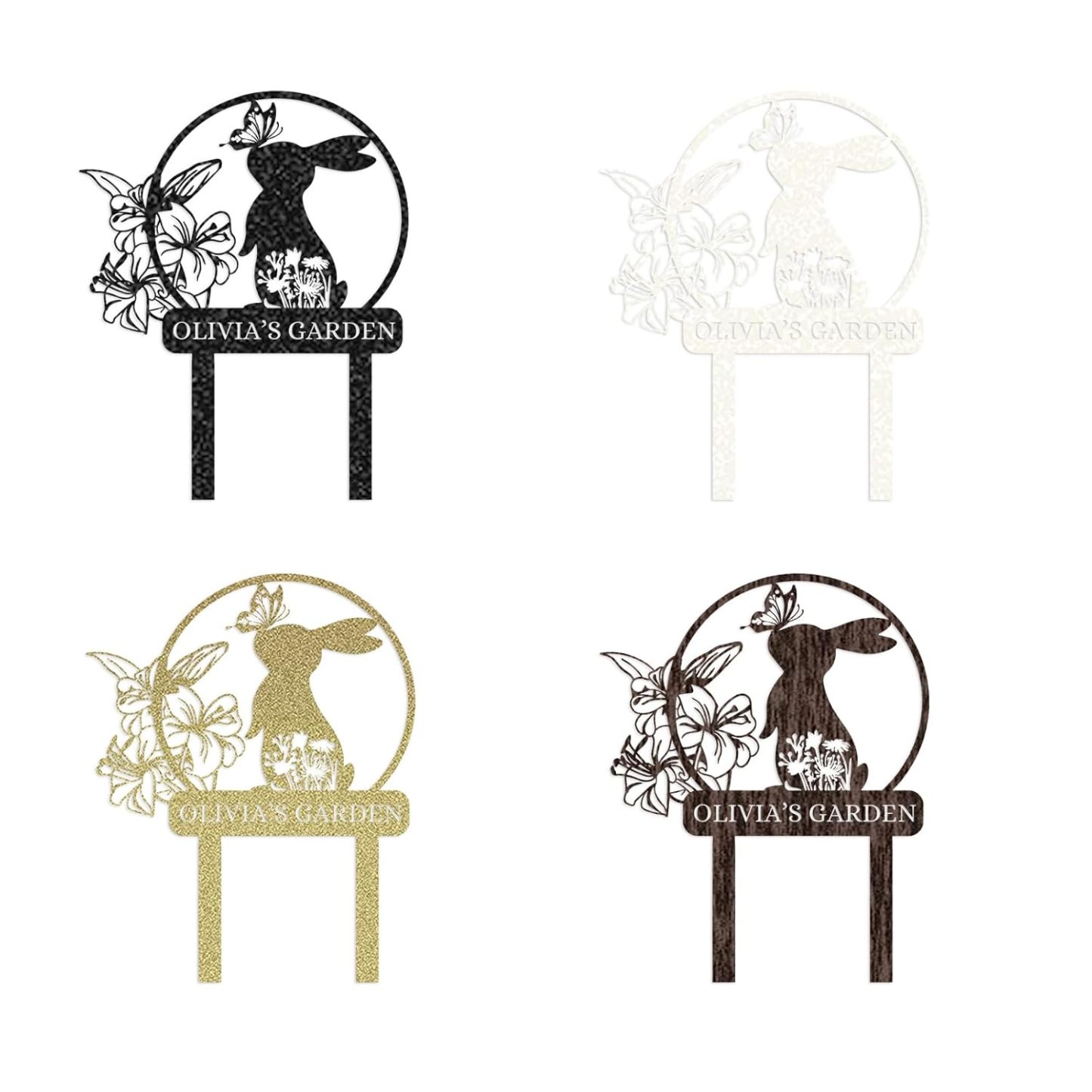 Personalized Garden Signs  | Garden Signs Decorative Outdoor | Gardening Decor Gifts-MetalsignX