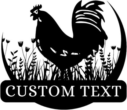 Custom Metal Signs Chicken Coop Signs for Farm Yard Decor-MetalsignX