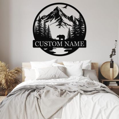 Custom Iron Animal Signs - Personalized Metal Wall Decor with Dragon, Bear, Fox & More-MetalsignX