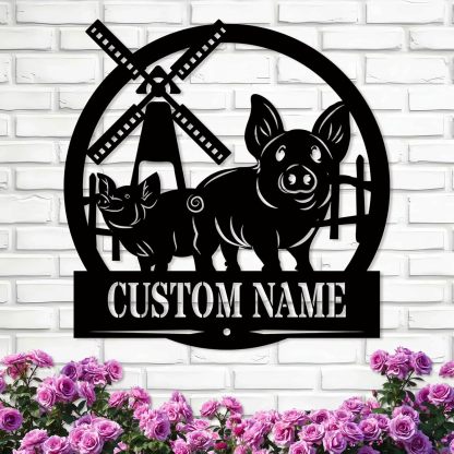 Personalized Antler Metal Cabin Sign | Custom Metal Sign | Family Sign Wall Art | Outdoor Deer Hunter Gift -MetalsignX