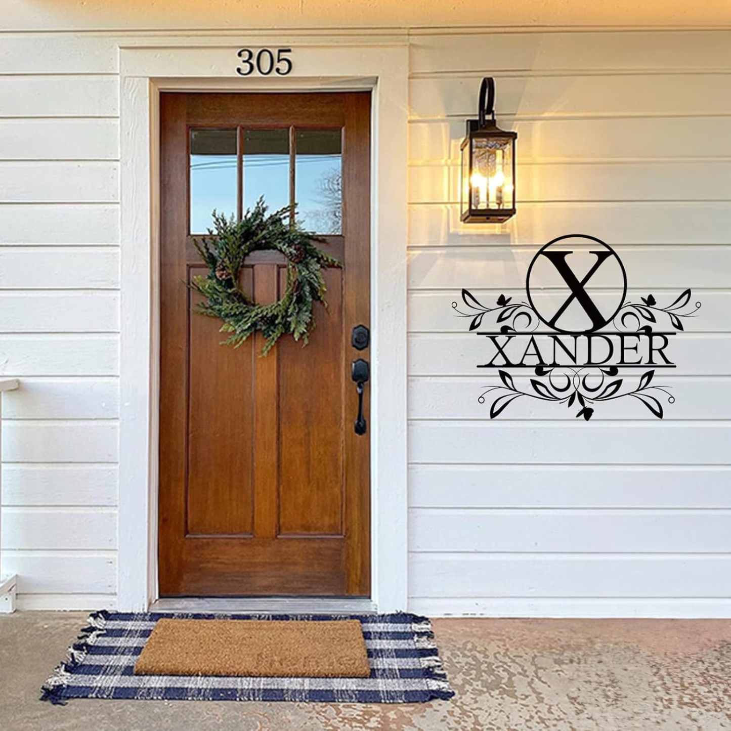 Rustic Family Name Sign - Custom Metal Wall Art for Weddings & Special Occasions-MetalsignX