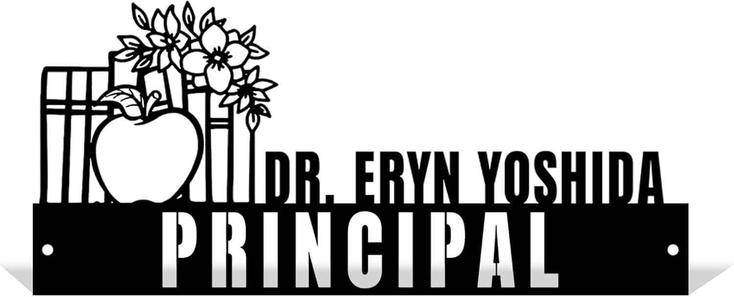 Iron Sign . Custom Nameplate for Desk & Wall Decor-MetalsignX