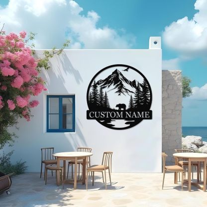 Custom Iron Animal Signs - Personalized Metal Wall Decor with Dragon, Bear, Fox & More-MetalsignX