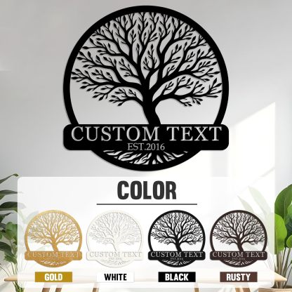 Personalized Metal Bear Sign, Custom Family Last Name Sign | Rustic Cabin and Outdoor Wall Decor-MetalsignX