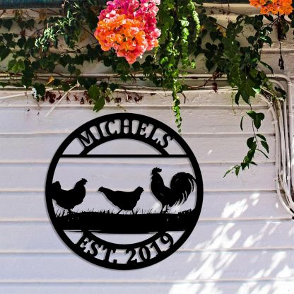 Custom Metal Signs Chicken Coop Signs for Farm Yard Decor-MetalsignX