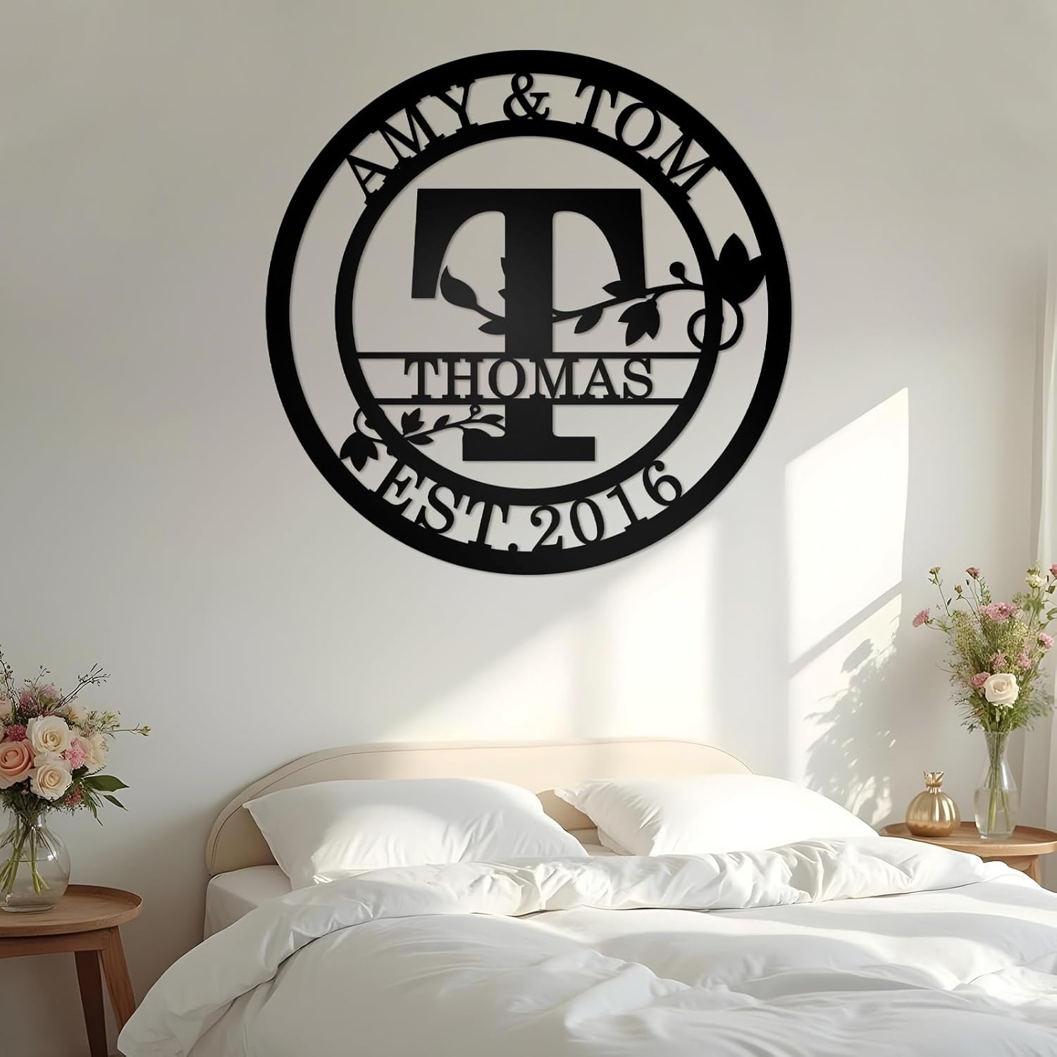 Personalized Metal Bear Sign, Custom Family Last Name Sign | Rustic Cabin and Outdoor Wall Decor-MetalsignX