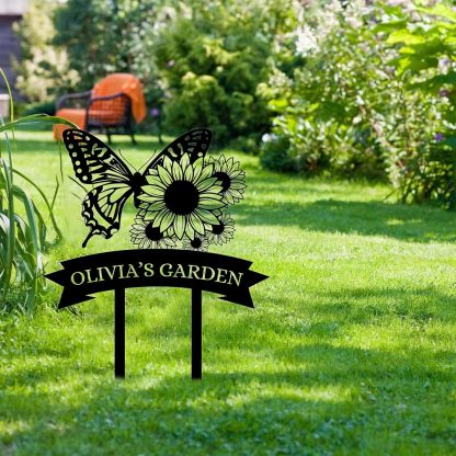 Personalized Garden Signs  | Garden Signs Decorative Outdoor | Gardening Decor Gifts-MetalsignX