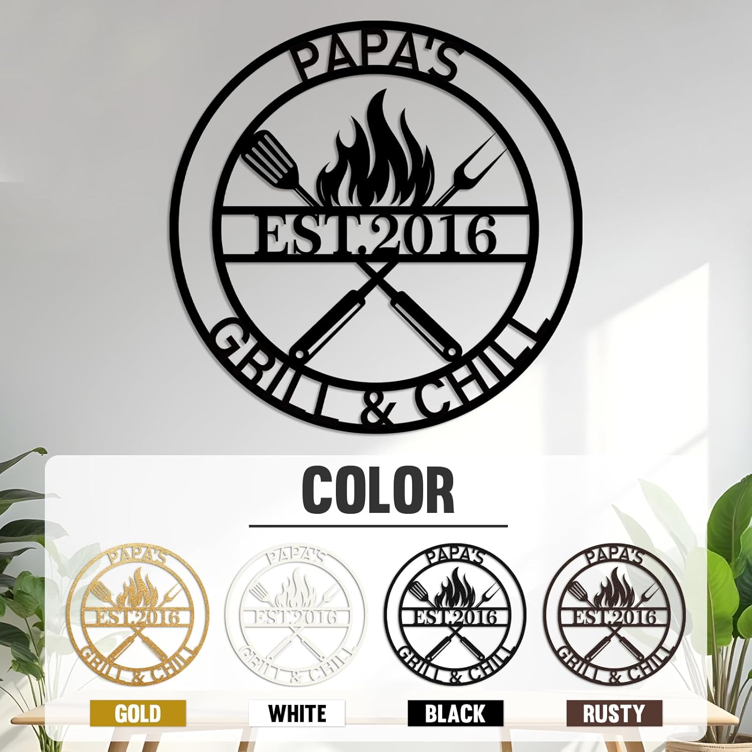 Custom Garden Sign, Vegetable Garden Sign, Personalized Metal Garden Signs for Outdoors-MetalsignX