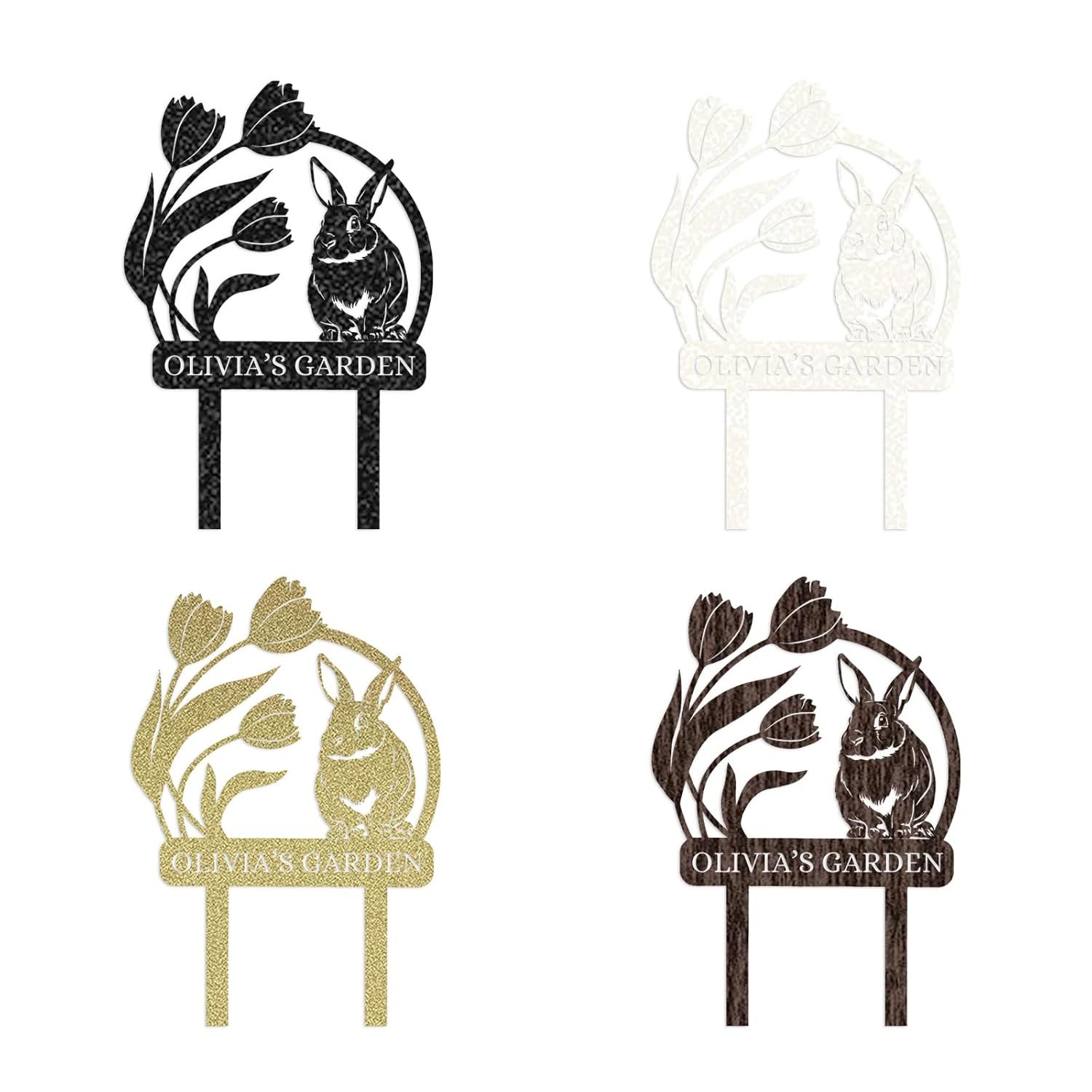 Personalized Garden Signs  | Garden Signs Decorative Outdoor | Gardening Decor Gifts-MetalsignX