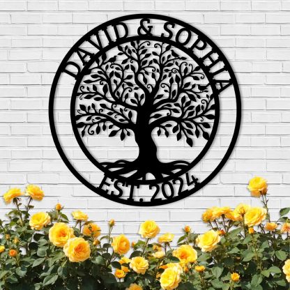 Personalized Campfire Metal Sign , Rustic Outdoor Wall Decor for Campgrounds-MetalsignX