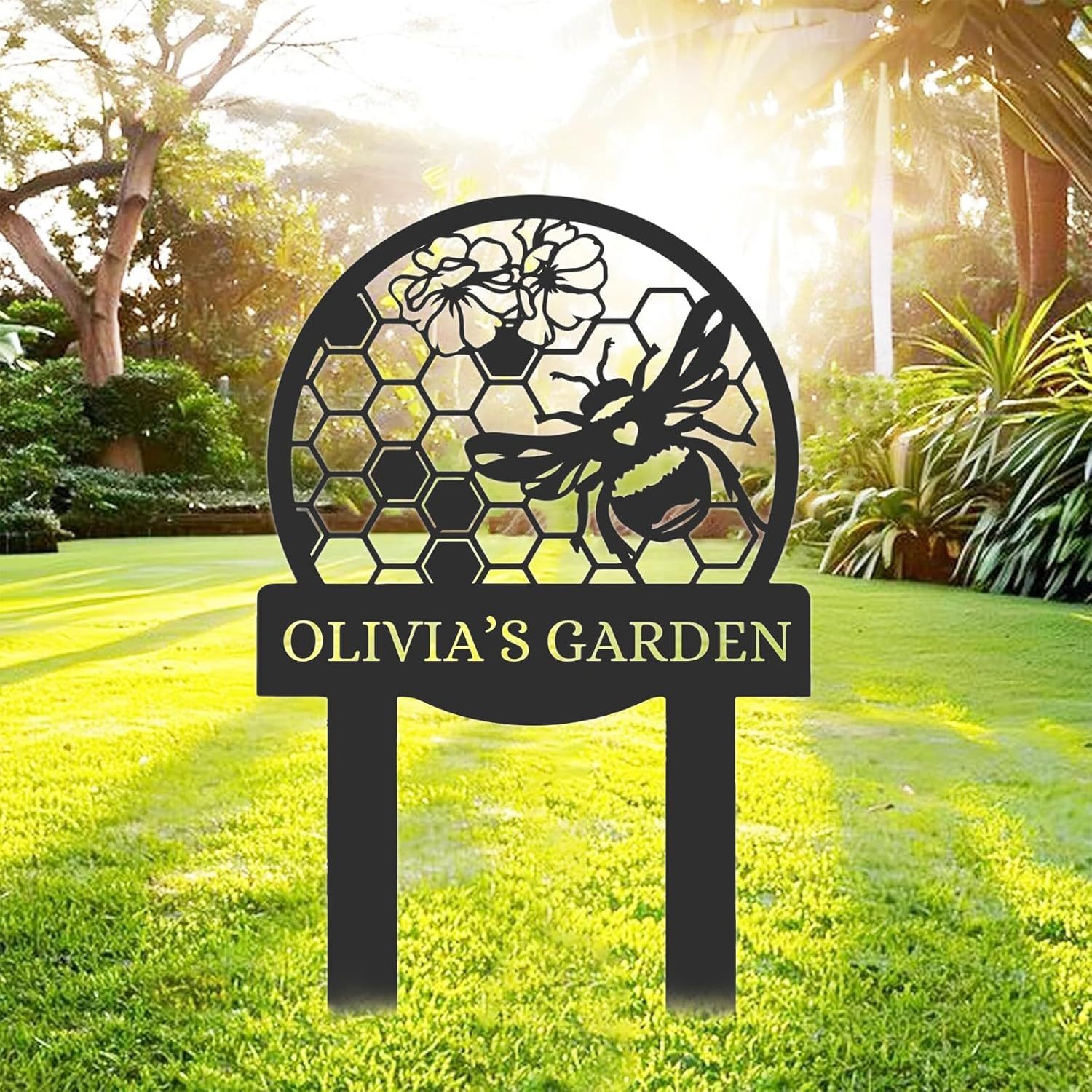 Personalized Garden Signs  | Garden Signs Decorative Outdoor | Gardening Decor Gifts-MetalsignX