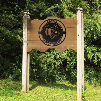 Custom Garden Sign, Vegetable Garden Sign, Personalized Metal Garden Signs for Outdoors-MetalsignX