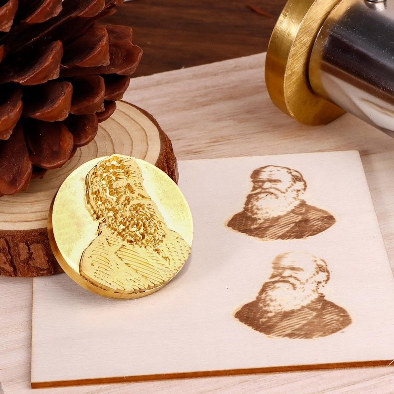 Custom Photograph Branding Iron for Woodworker Signature Branding Iron Wood burning iron with box custom metal stamp for christmas gifts