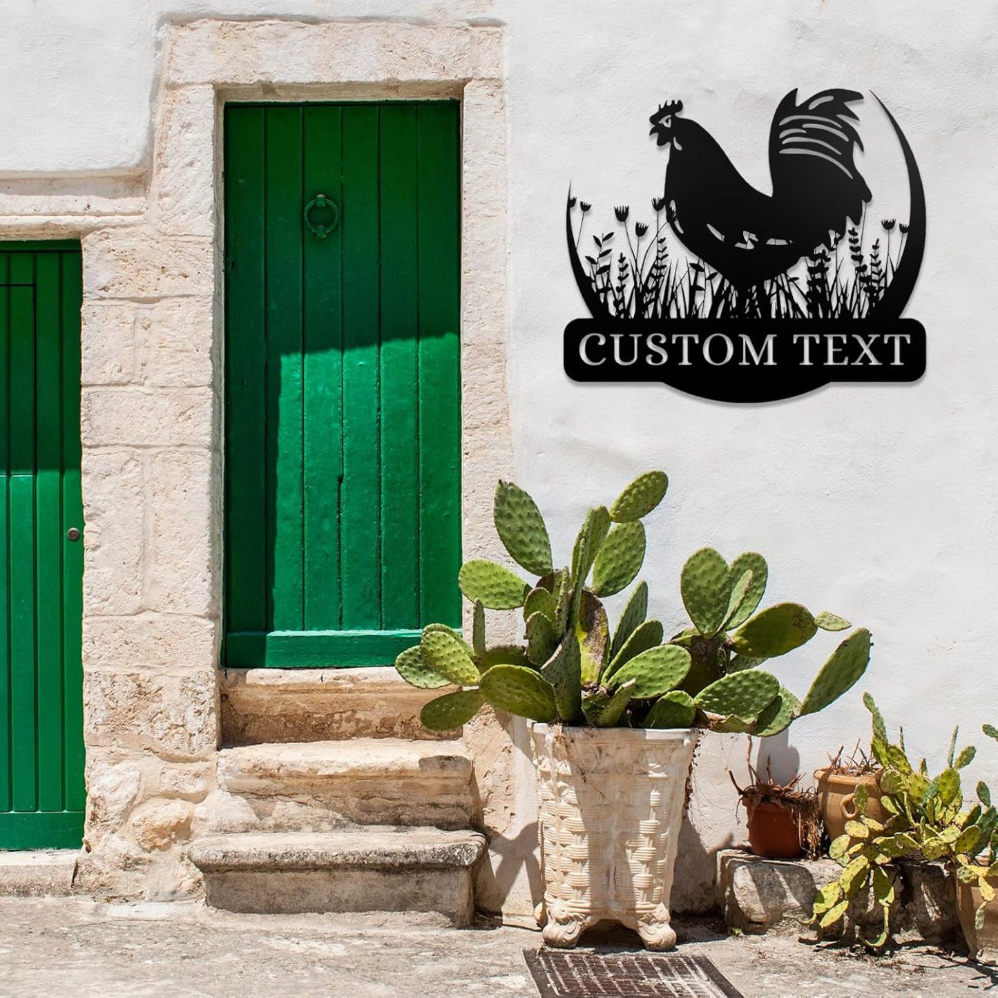 Custom Metal Signs Chicken Coop Signs for Farm Yard Decor-MetalsignX