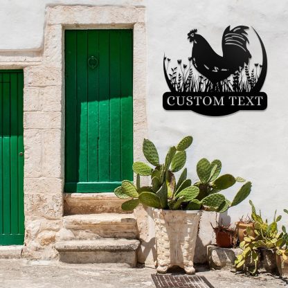 Custom Metal Signs Chicken Coop Signs for Farm Yard Decor-MetalsignX