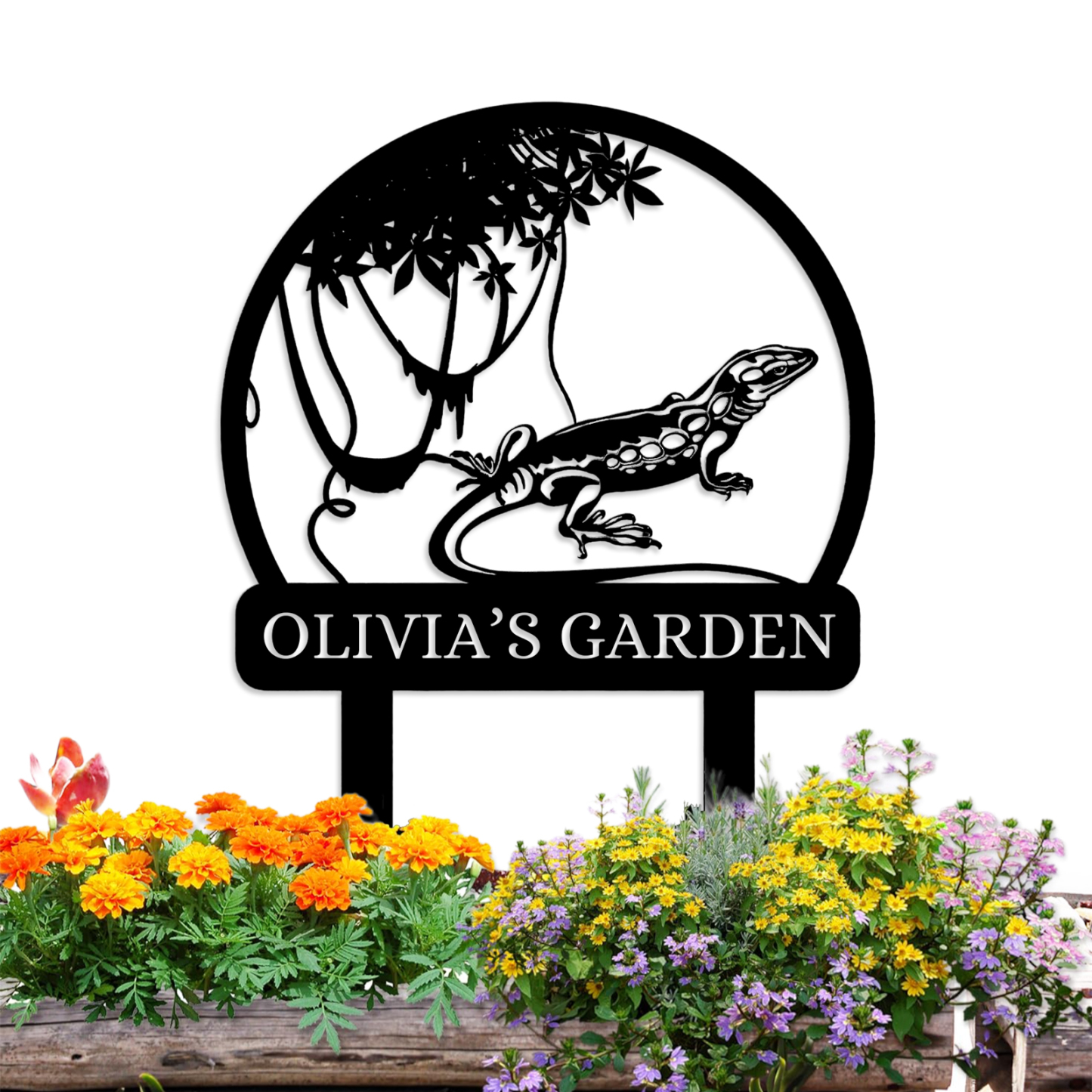 Personalized Rabbit Metal Garden Signs | Farm Animal Sign | Rabbit Sympathy Gift | Garden Signs Plaque Outdoor Decor-MetalsignX