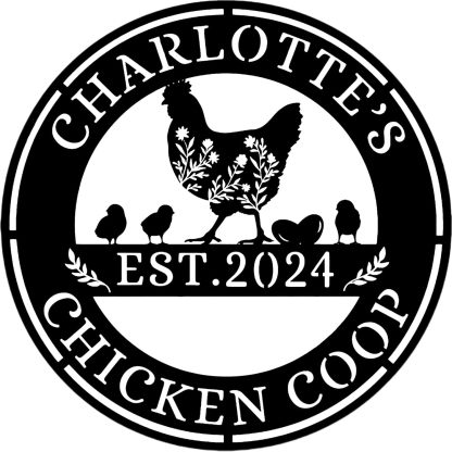Custom Metal Signs Chicken Coop Signs for Farm Yard Decor-MetalsignX