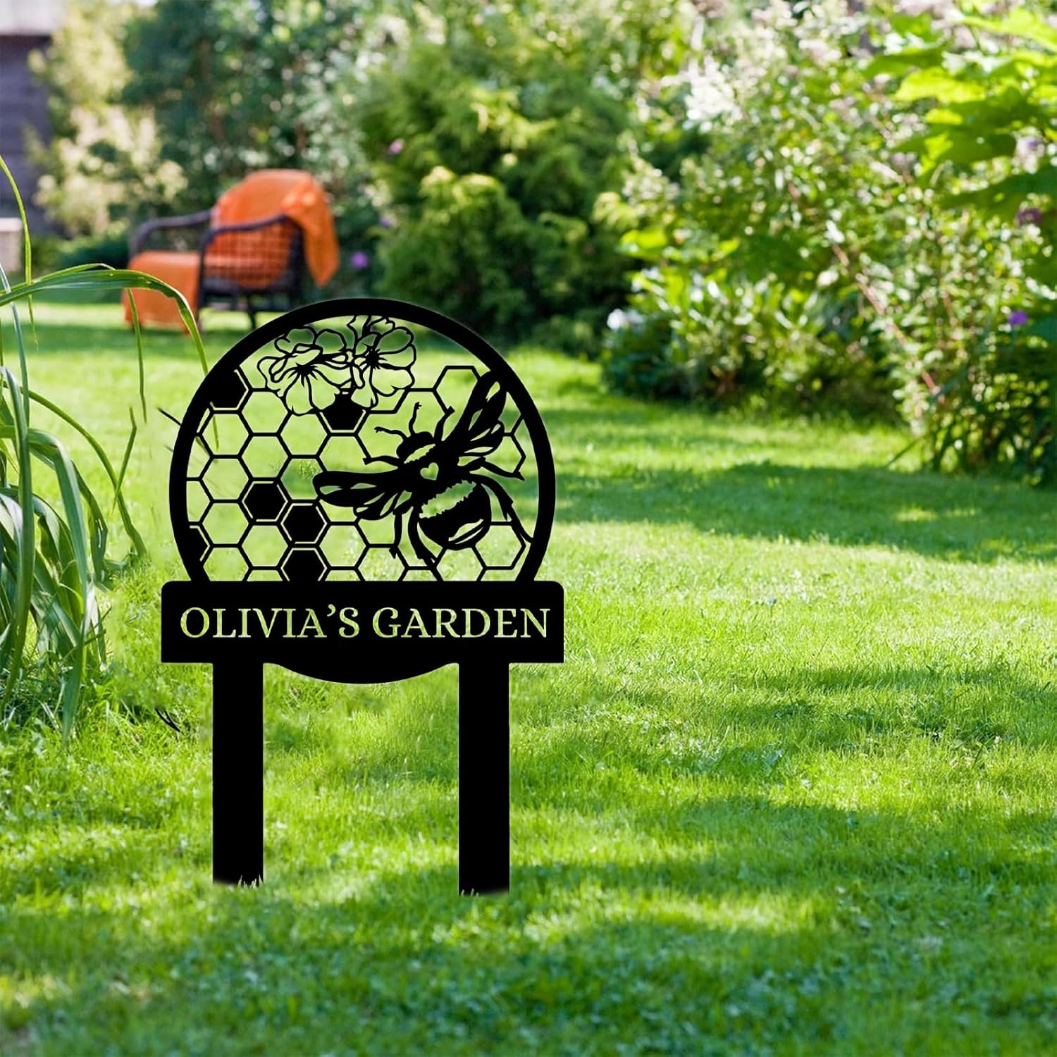 Personalized Garden Signs  | Garden Signs Decorative Outdoor | Gardening Decor Gifts-MetalsignX
