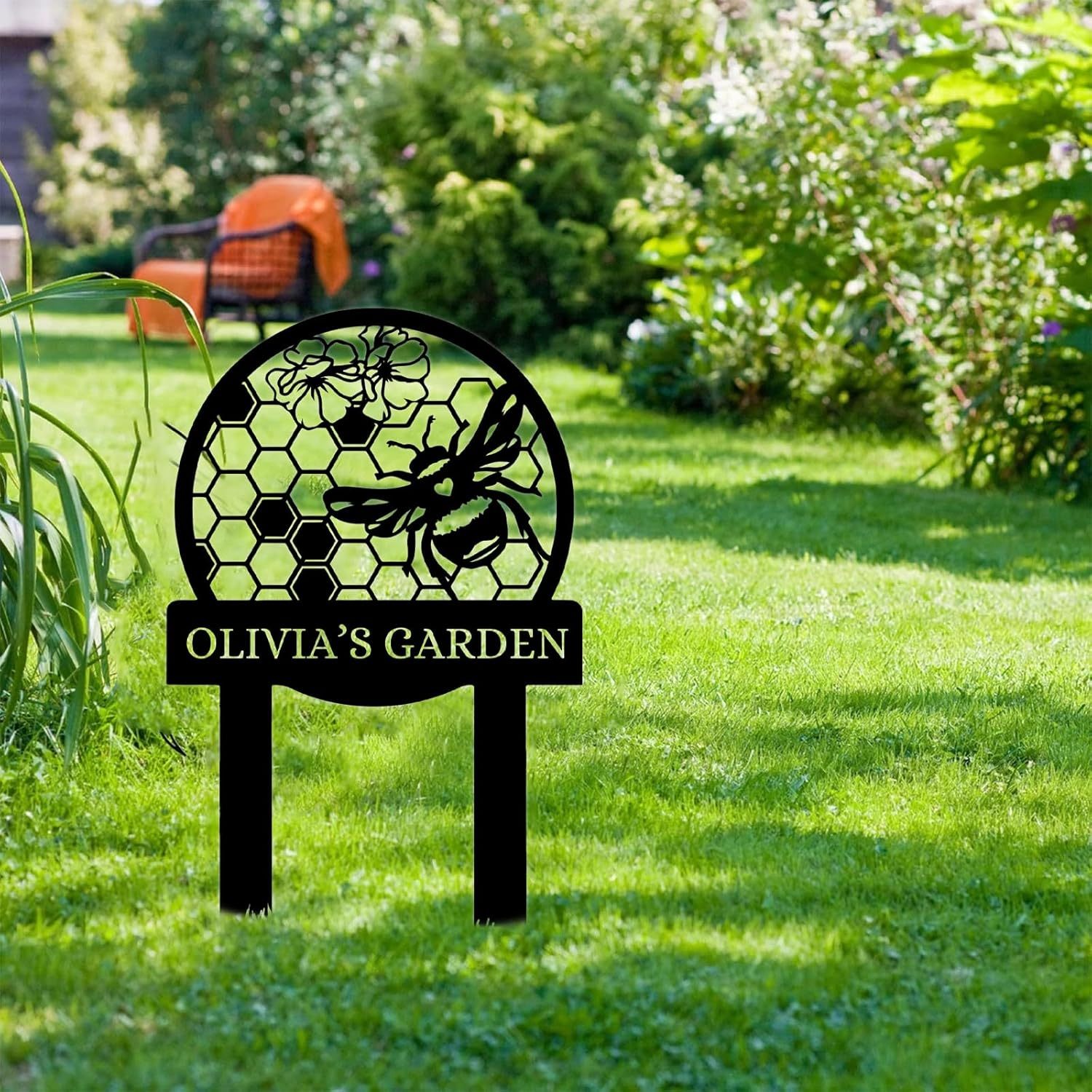 Personalized Garden Signs  | Garden Signs Decorative Outdoor | Gardening Decor Gifts-MetalsignX