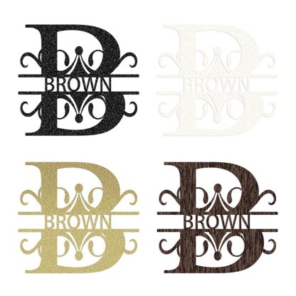 Custom Name Metal Signs, Last Name Sign, Wedding/Couple/Housewarming Gift-MetalsignX