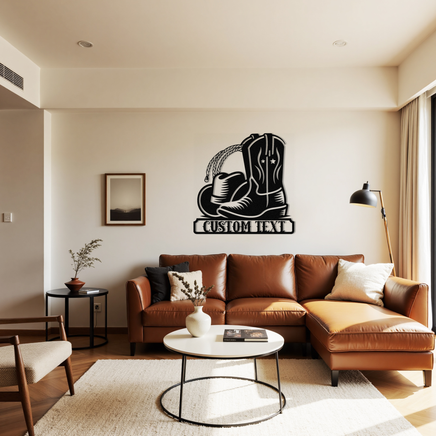 Personalized Cowboy Metal Sign, Western Wall Decor, Rustic Cowboy Riding Wall Art, Metal Outdoor Wall Art,  Rustic Country Western Decor for Bedroom Living Room Bathroom, Customized Gifts Color08