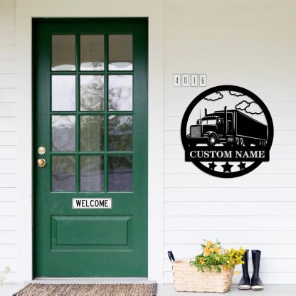 Personalized Beach Metal Sign, Custom Flamingo Metal Name Sign-MetalsignX