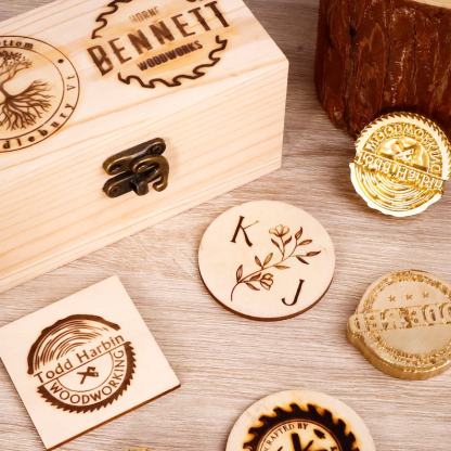 Custom Branding iron for woodworking Make your logo wood burning stamp Custom wood brand iron gift for woodworker